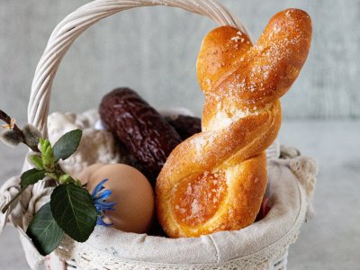 BEZGLUTENOWA Drożdżówka Zając z Morelą 90 g